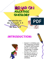SEMINAR On Pediatric Oncology