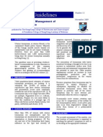 Guidelines For The Management of Uterine Leiomyoma 2009