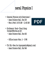 General Physics I 01