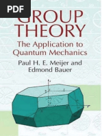 Download Group Theory - The Application to Quantum Mechanics Meijer-Bauer by linziyi SN253657387 doc pdf