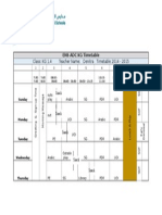 KG 1 4timetable 2014-2015