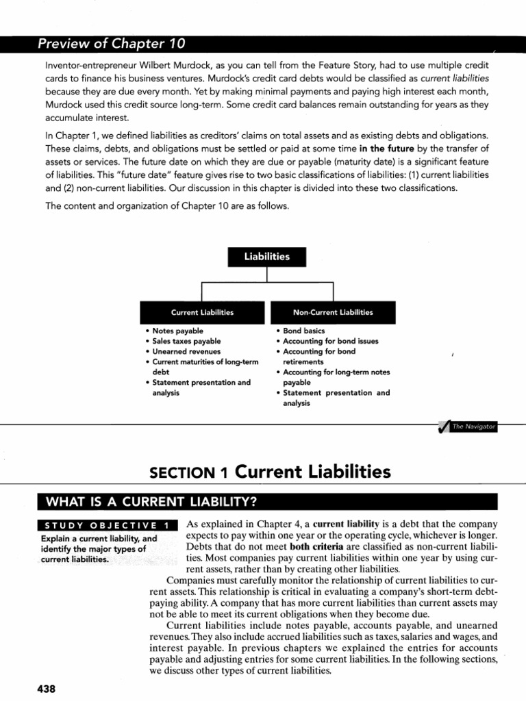 Understanding Current Liabilities Explained | PDF