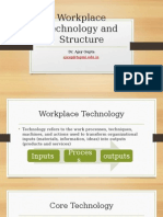 8th Lecture Workplace Technology and Structure