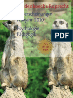 Vorschau 1 / 2010 Psychologie und Pädagogik
