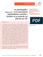 Patrón Gammagráfico "Superscan" en La Osteomalacia Hipofosfatémica Asociada A Tenofovir en Un Paciente Con Infección Por VIH