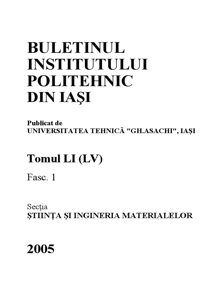 Ştiinţa Şi Ingineria Materialelor Vol1 | PDF | Polyurethane