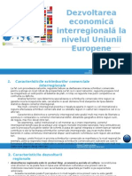 Dezvoltarea Economică Interregională La Nivelul Uniunii Europene TONITA VALERIAN