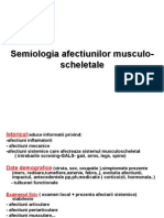 Semiologia Afectiunilor Musculo-Scheletale