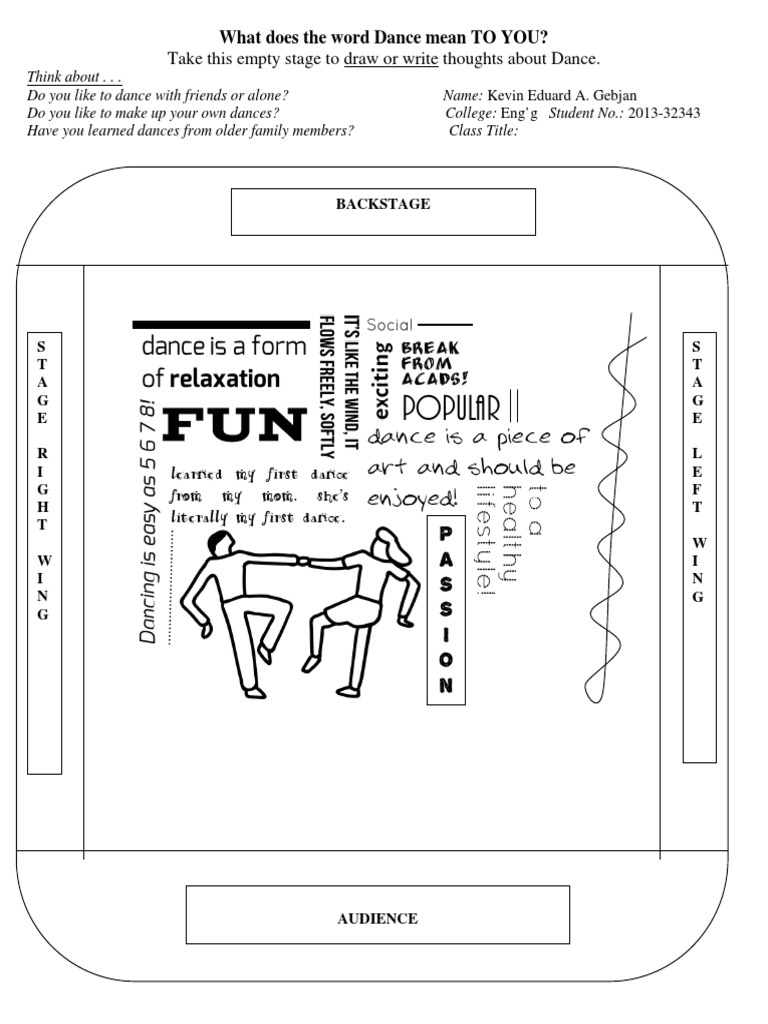 What Does Dance Mean To Me PDF