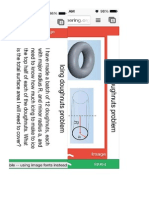 Engineering Question and Solution Doughnut