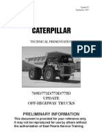769D/771D/773D/775D Off-Highway Truck Service Training Update