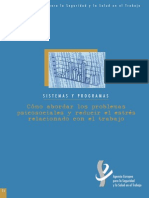 Como Abordar Los Problemas Psicosociales y Reducir El Estres Relacionado Con El Trabajo