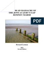 The 1290 Massacre of The Jews at Jury's Gap Romney Marsh 2nd Edition