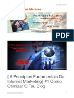 6 Principios Fundamentais do Internet Marketing #1 Como Otimizar Blog