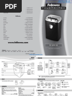 Download Fellowes Powershred PS-70 Paper Shredder - 3217002 by papershredders SN2536865 doc pdf
