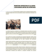 Justicia Argentina Investiga Si La Amia Fue Víctima Espionaje Antes de Atentado