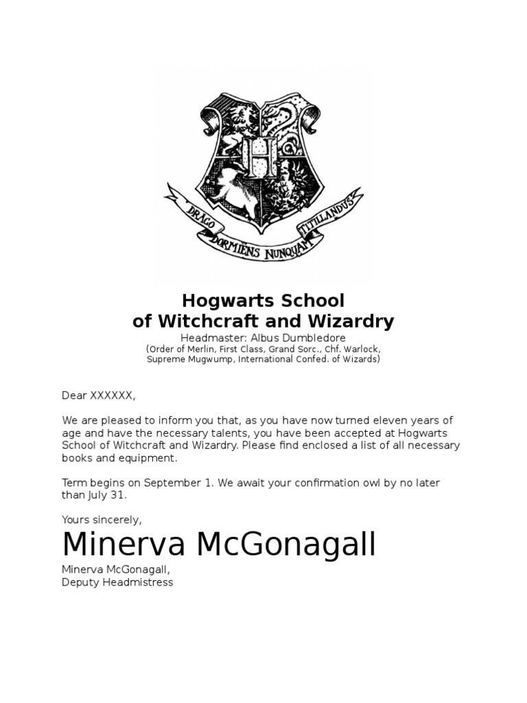 Minerva Mcgonagall: Hogwarts School of Witchcraft and Wizardry