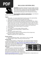 McMaster Fecal Egg Count Method | PDF