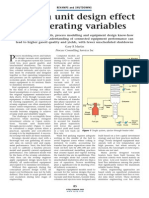 Vacuum Unit Design Effect On Operating Variables