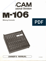 Tascam 106 Manual