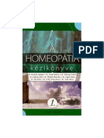 A Homeopátia Kézikönyve 1.1