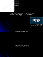 Sobrecarga Térmica - Pregrado