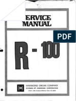 Hammond R100 Service Manual