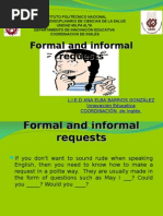 Formal and Informal Requests