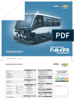 Ficha Tecnica Chevrolet Microbus Nkr 2013