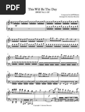 Rwby Red Like Roses Piano Sheet Music