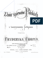 Chopin, Canciones Polacas Op. 74