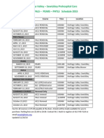 Coned Schedule 2015