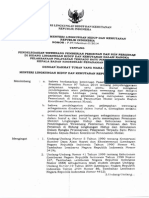 Permen LHK No.97 Tahun 2014 Pendelegasian Wewenang IPPKH Izin Lingkungan Ke BKPM