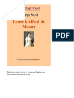GEORGE SAND-Lettre a Alfred de Musset-[InLibroVeritas.net]