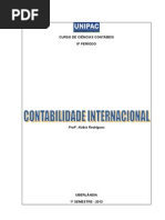 Apostila de Contabilidade Internacional - Prof. Núbia Rodrigues
