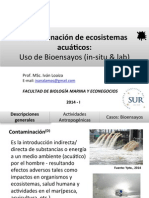 Contaminación de Ecosistemas Acuáticos: Uso de Bioensayos (In-Situ & Lab)
