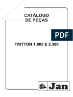 Catálogo de peças para Tritton 1.800 e 2.300