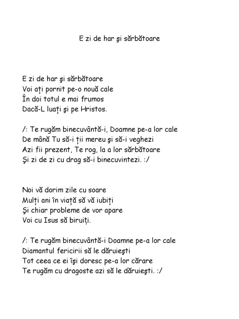 E Zi De Har Si Sarbatoare Doc