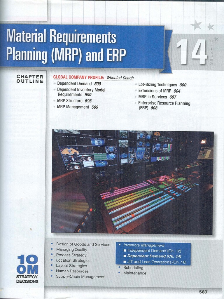 OM CH 14 MRP | PDF