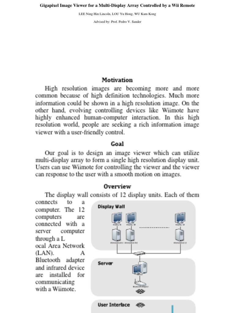Multi-Display Image Viewer with Wiimote | PDF