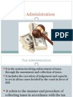 Lesson 4. Tax Administration.