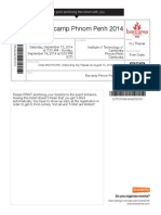 Barcamp Phnom Penh 2014: Please Print and Bring This Ticket With You