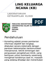 Konseling Keluarga Berencana (KB)