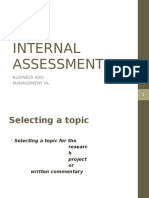 Ib Internal Assessment B m1