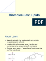 Lipids: Fatty Acids, Triglycerides, Waxes and Their Properties