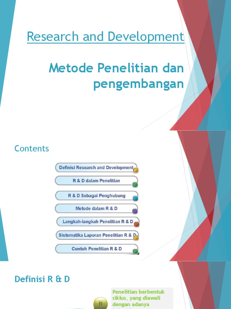 Metode Penelitian R&D dalam Pendidikan | PDF | Karier & Perkembangan