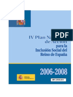IVPlan Nacional de Inclusión Social 2006-2008