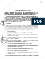 Informe Secretaría e Intervención Sobre o Transporte Metropólitano.