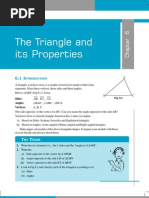 The Triangle and Its Properties