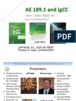 ASHRAE 189.1 and IgCC: Are Green Codes the Right Choice for Your Community
